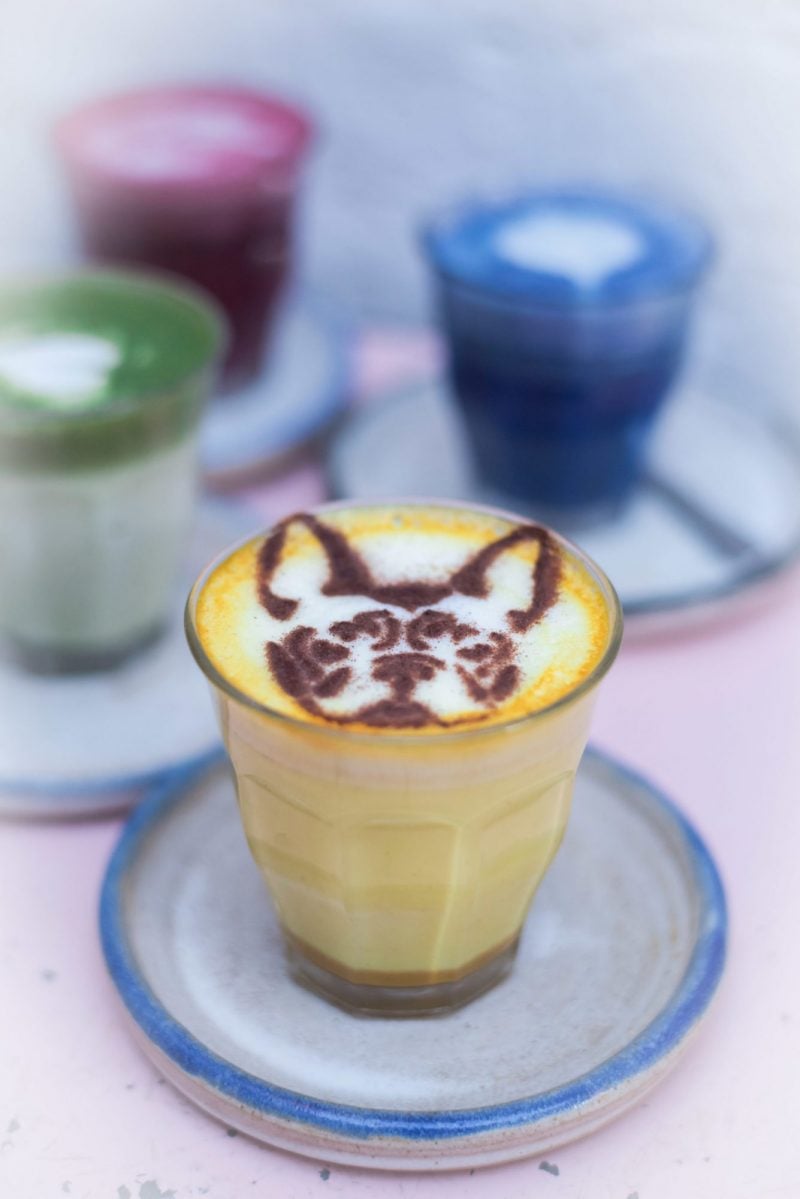 Rainbow lattes