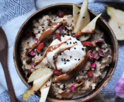 Recipes: Nourishing Amy Pear ginger and date porridge